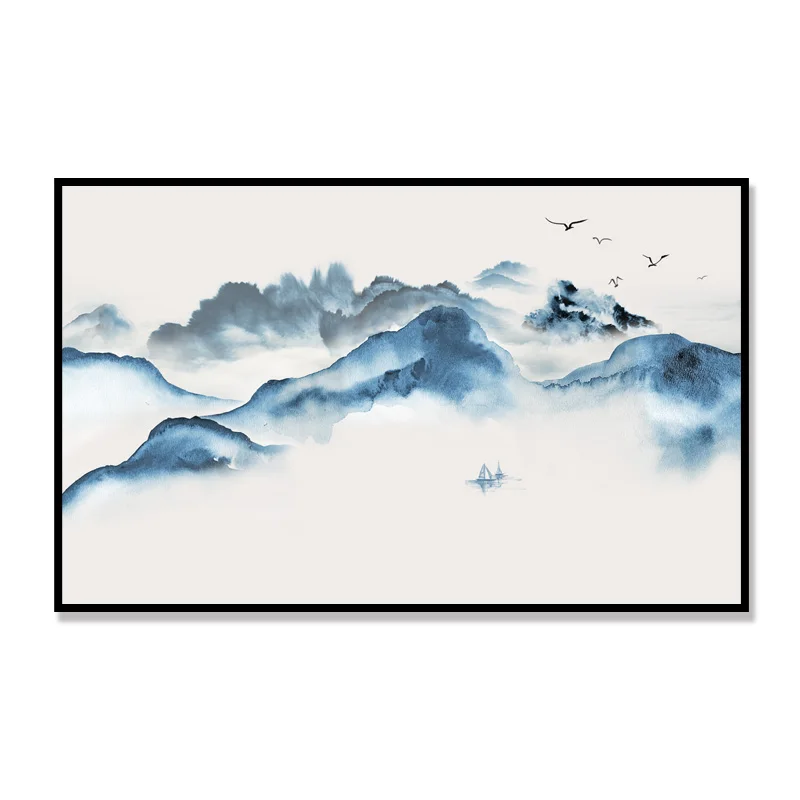 

Framed Ink style poster series Painting Canvas Wall Art Picture Home Decoration Living Room Canvas Print Modern Painting1H-SS084