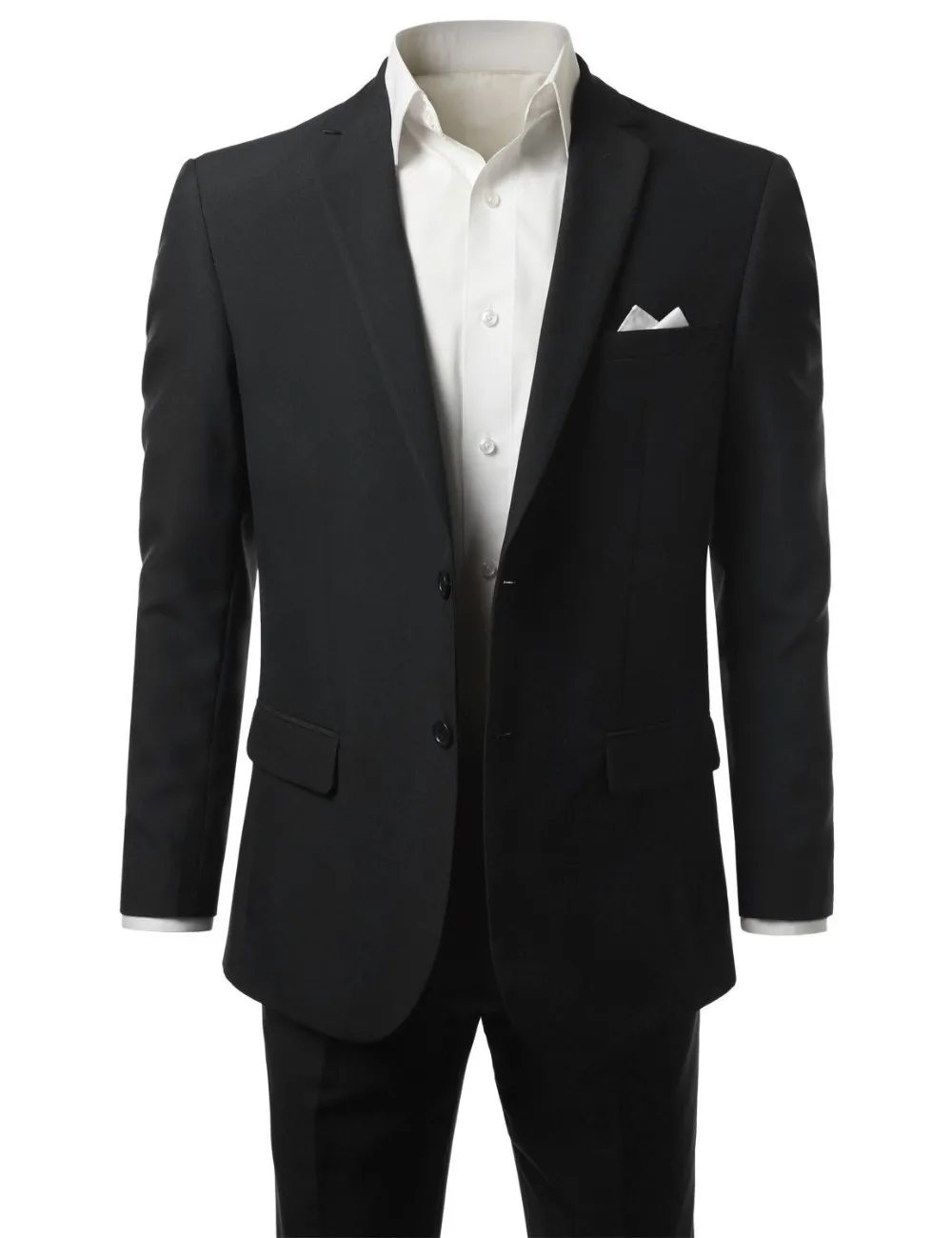 2020 Best Selling Black Mens Wedding Suits Custom Made Slim Fit Wedding Groom Tuxedos For Men Groom Suits (Jacket+Pants)
