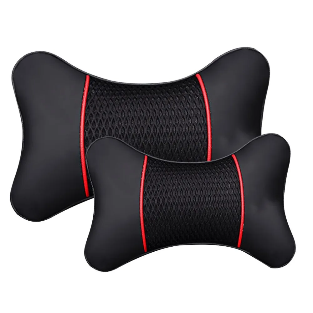 Кожаное автомобильное сиденье подушка для шеи защита головы безопасность авто подголовник поддержка спинки подушки для шеи отдых