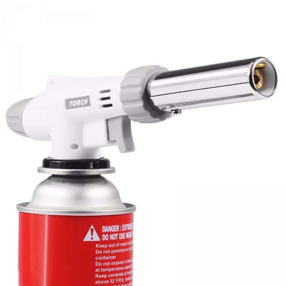

New Gas Torch Flame Gun Blowtorch Cooking Soldering Butane AutoIgnition gas-Burner Lighter Heating Welding gas burner flame