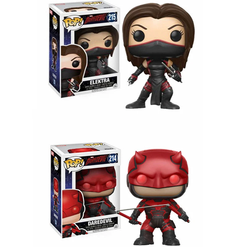 

Funko POP New Arrival Official Daredevil ELEKTRA Vinyl Anime Animation Action Figures Movie Character Collection Model Toys Gift
