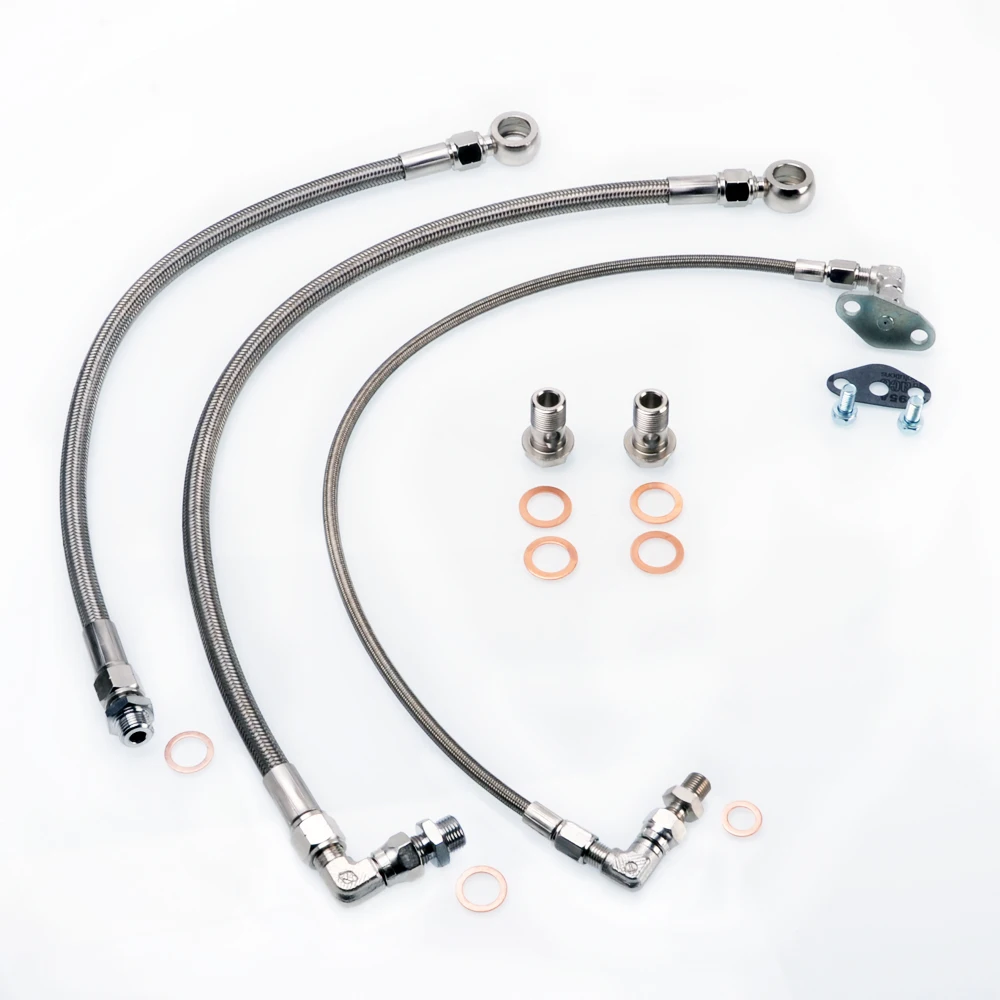

Kinugawa Turbo Oil and Water Line Kit for GT-R RB26DETT / for Garrett GT4202R GT4508R Ball Bearing