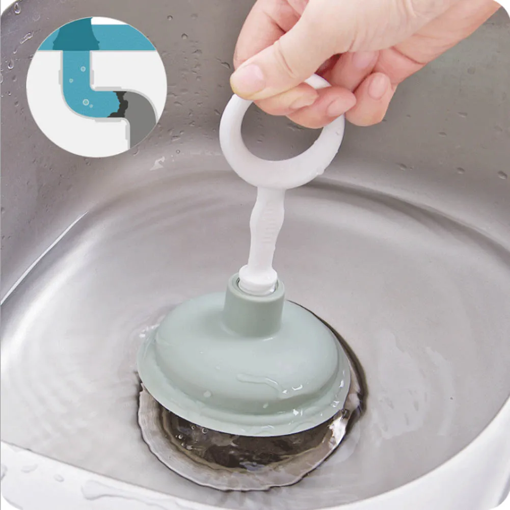 

Pipeline Dredge Plunger Suction Pipe Cleaner for Drain Bath Sink Rubber Dredging Household Kitchen Cleaning Device Wash Basin