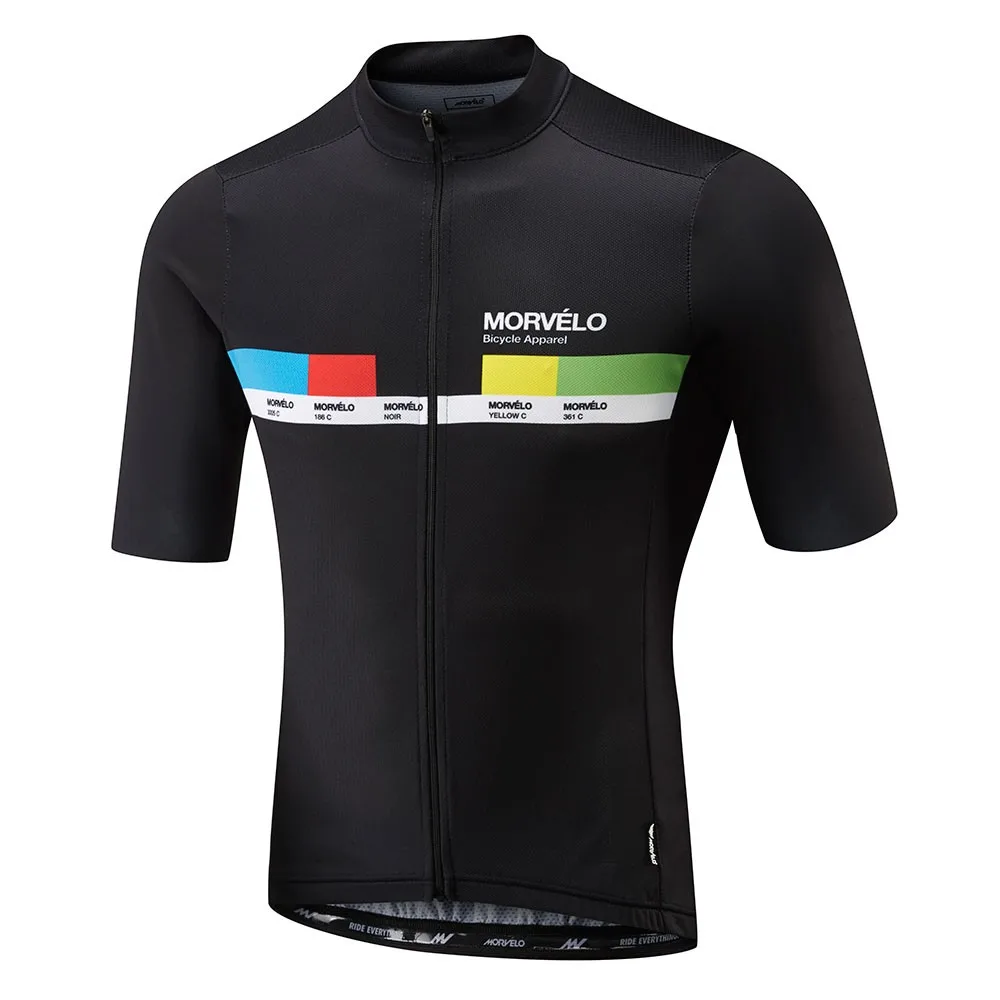 Летняя мужская одежда Morvelo, комплекты одежды для велоспорта, с коротким рукавом, MTB, дышащий комбинезон, шорты, Майо, набор для велоспорта, гелевая подкладка - Цвет: Jersey  G