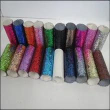 18 м/рулон 138 см ширина ПУ Блестящий кожа искусственная кожа блестящая ткань плотные обои с блеском для украшения