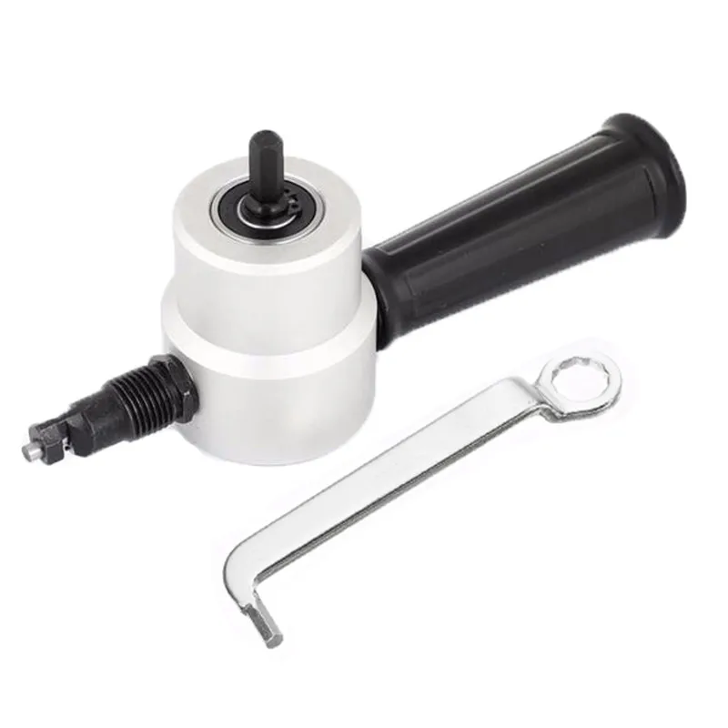 

1Set Metal Cutting Double Head Sheet Nibbler Sheet Metal Cut Attachment Tool Nibbler Saw Cutter Tool Drill Attachment Tool