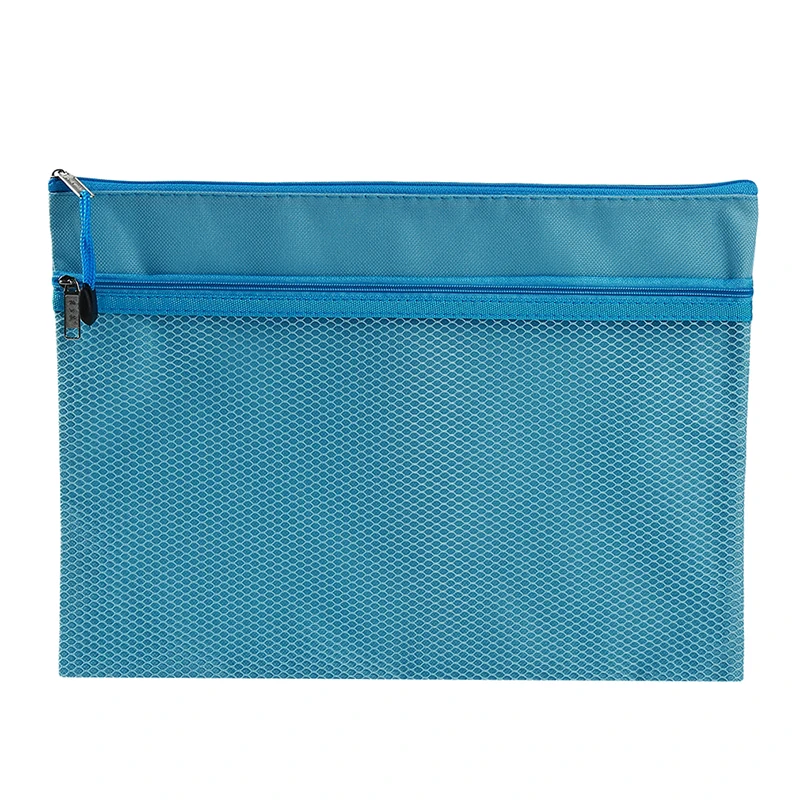 New Canvas File Folder Bags Portable File Folder A4 Business File Organizer With Label Classify Home Office Storage Bag