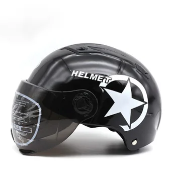 

Motorcycle helmet electric car protective helmet men and women helmet Face Capacete Para Motocicleta Motorcycle Vintage Helmet