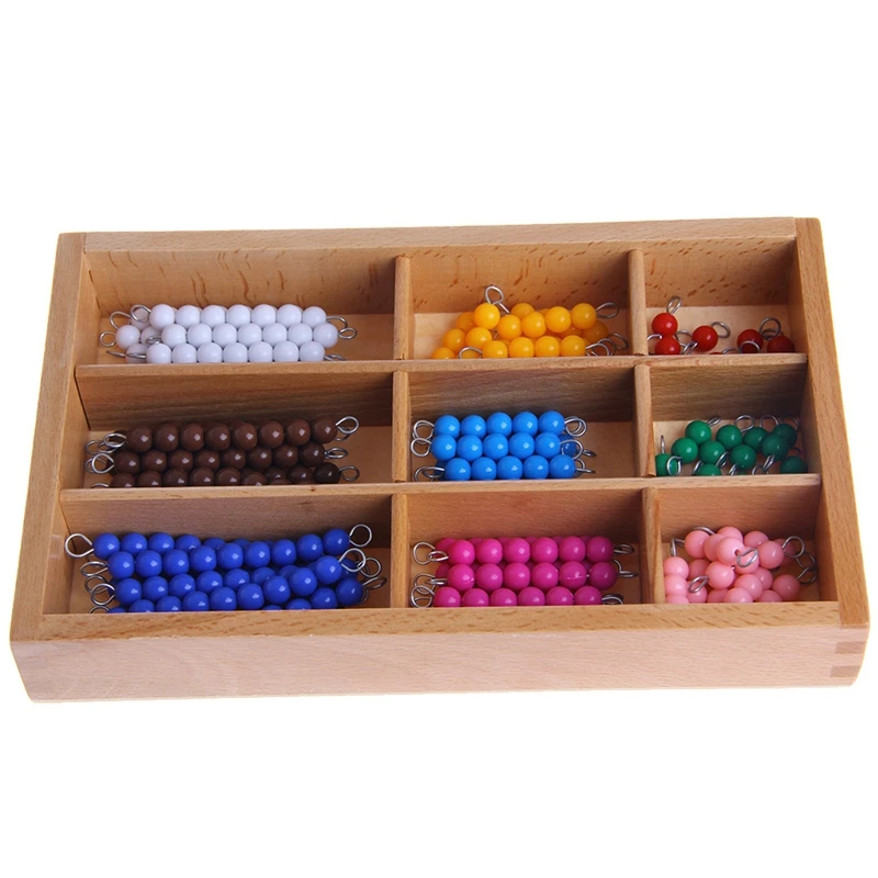 Материалы Обучающие деревянные игрушки Красочные Checker бисер математические игрушки Раннее детство Дошкольное обучение