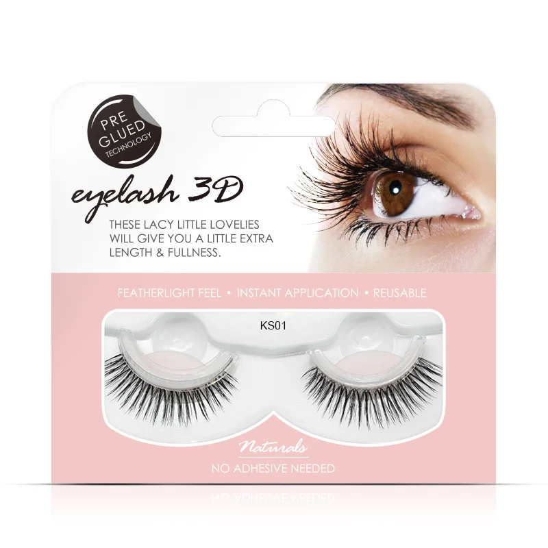 

Shozy 3D Handmade Self Adhesive Eyelashes False Eyelashes Extension Natural Long Eyelahses-SAKS01