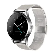FineFun Smart Uhr K88H Intelligente Bluetooth Metall Smartwatch Pulsmesser Schrittzähler Remote Camera Telefon Android IOS