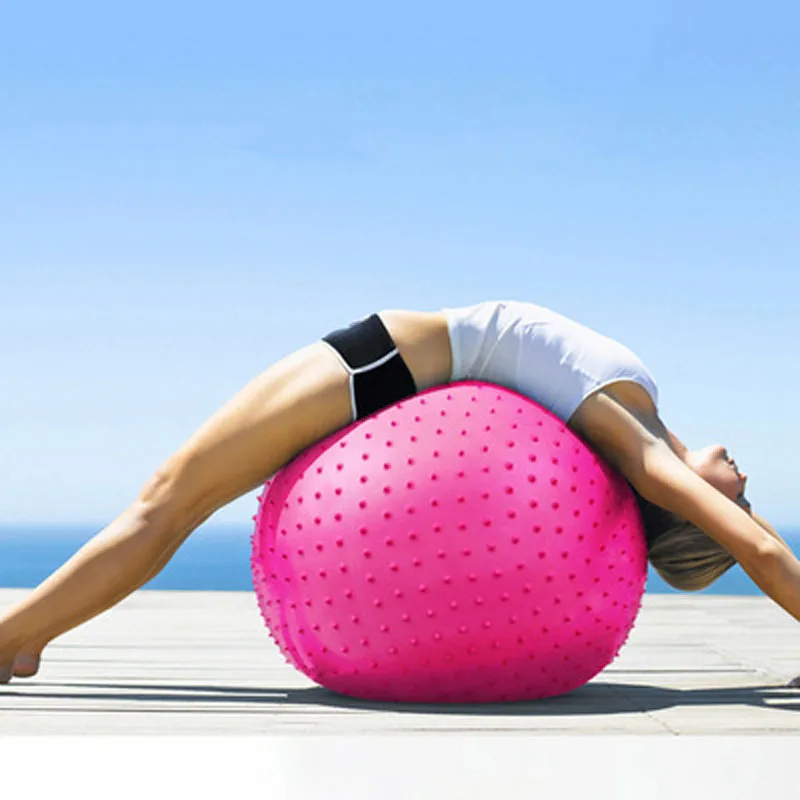 

65CM Yoga Ball Pilates Balance Inflatable Massage Ball For Women And Men Thick Anti-Explosion Pregnant Weight Loss Fitness Ball