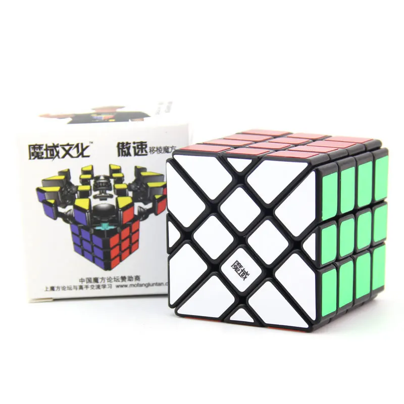 MoYu AoSu Летающий край 4x4x4 волшебный куб 4x4 Cubo Magico Профессиональный Neo головоломка с