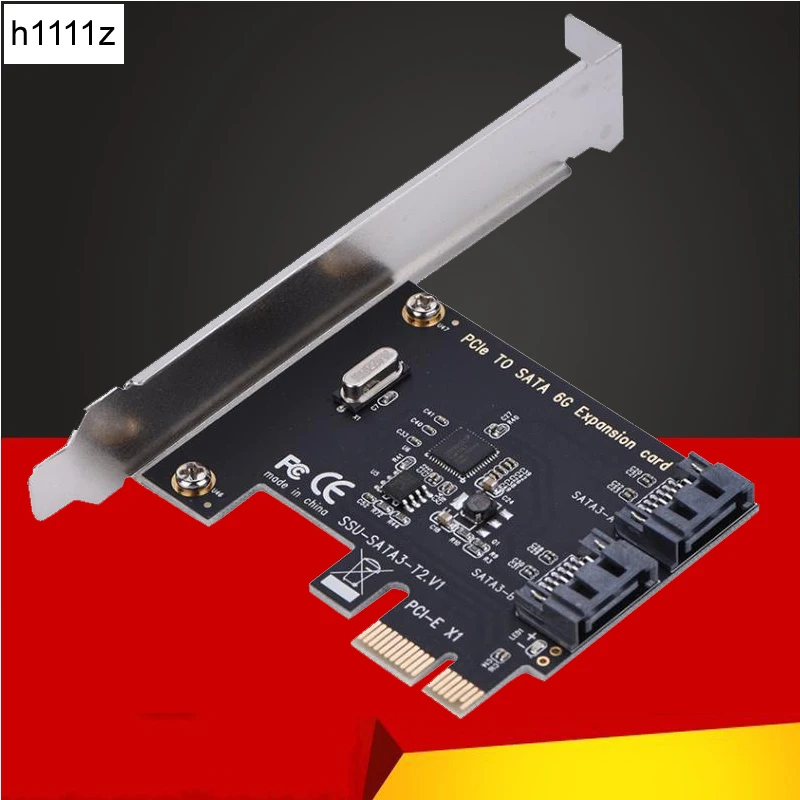 1X 4X 8X 16X PCI E карты Express к SATA 3 0 2 порта III 6 Гбит/с расширительные платы адаптера