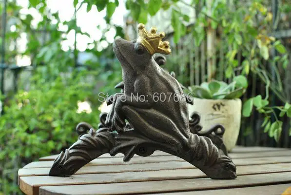 Titular de manguera montado vintage pared de hierro fundido rana manguera percha rústica decoración del jardÃn.jpg 640x640.jpg Décor Jardines patio