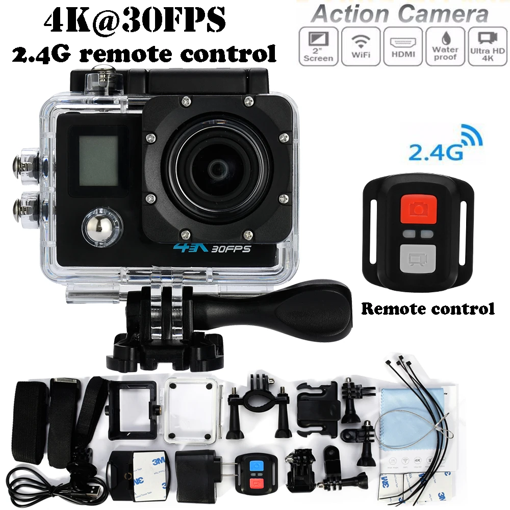 action camera 4k 30fps wifi