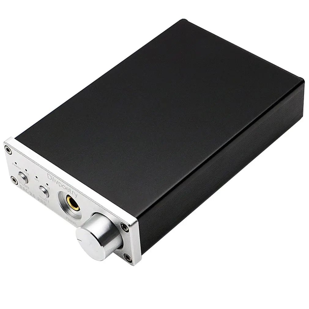 Dilvpoetry X6 Pro DAC декодер HiFi усилитель для наушников декодер 24 бит/192 кГц коаксиальный/оптический/USB стерео аудио декодер EU Plug