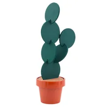 NUEVO Aislamiento de Corcho Lindo Novedad Cactus Copa Mat Pad Set Hogar Tapetes de Mesa Decoración de Accesorios de Regalo de Navidad