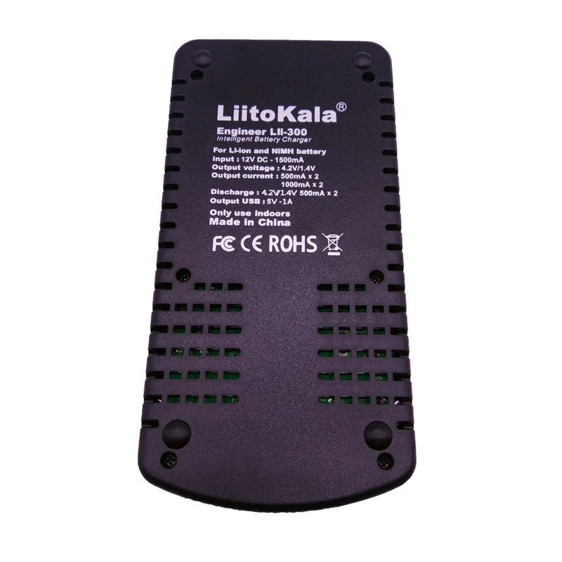 Зарядное устройство LiitoKala Lii-300 Digital 18650 с ЖК-дисплеем, тест емкости батареи 18650, зарядное устройство