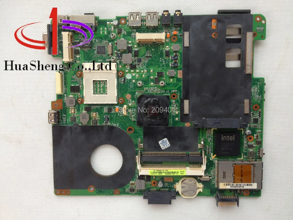 

For ASUS F80Q Laptop Motherboard 60-NSBMB1100 DDR2 GL40 DDR2