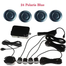 free shipping 44 colors to choose 4 Sensors Buzzer Car Parking Sensor Kit Reverse Backup Radar Sound Alert Indicator 12V