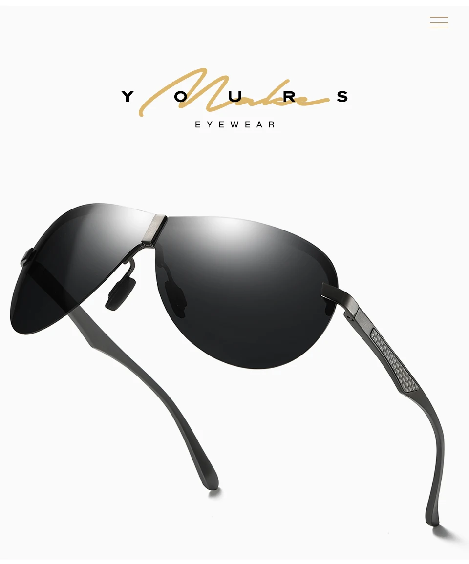 DEARMILIU брендовые поляризационные солнцезащитные очки без оправы мужские новые модные солнцезащитные очки Защита глаз аксессуары для вождения очки oculos de sol