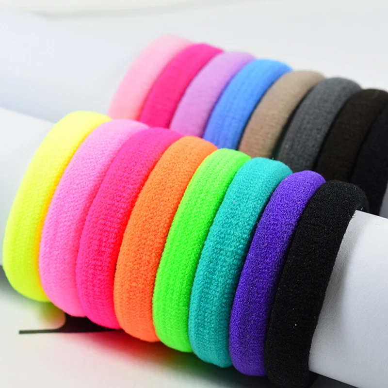 Buy 20pcs Fashion Women Hair Accessories Black Elastic