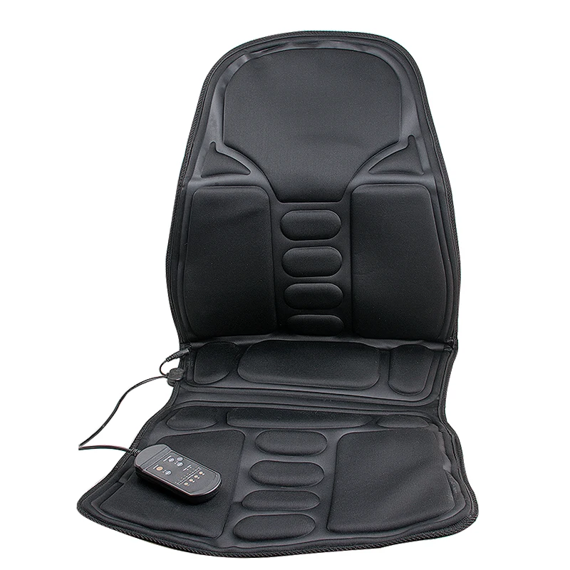 Back Massage Chair Heat Seat Cushion Neck Pain Lumbar Support Pads Car