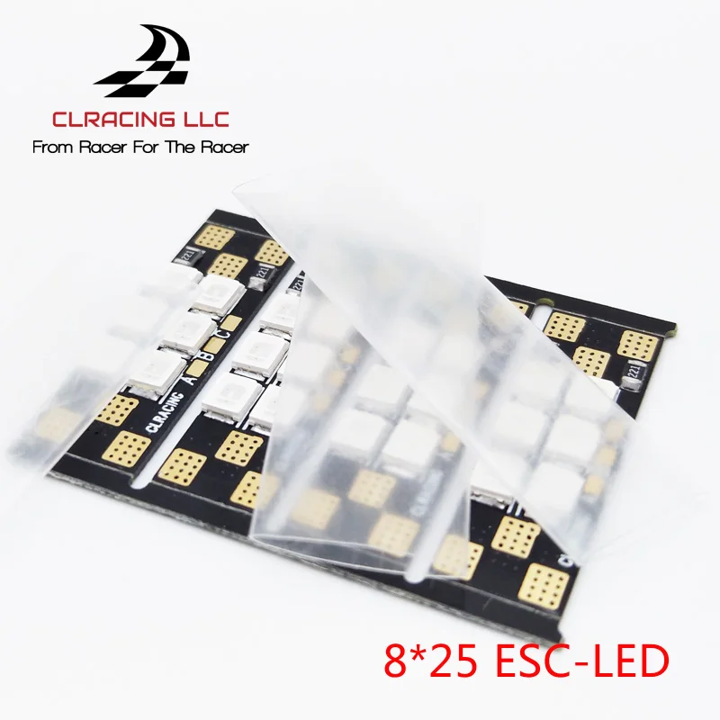 4pcslot 5730 FPV LED CL_Racing LLC Built-in Serial 8pcs LED Support 3S-6S lipo Drone LED Racewire w Build in LED 1825 2835 (3)