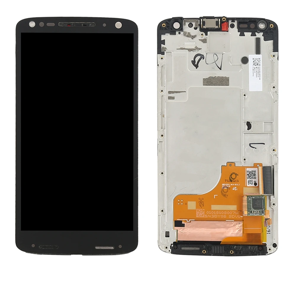 ЖК экран и дигитайзер полная сборка с рамкой для Motorola Moto X Force XT1581/Droid Turbo 2