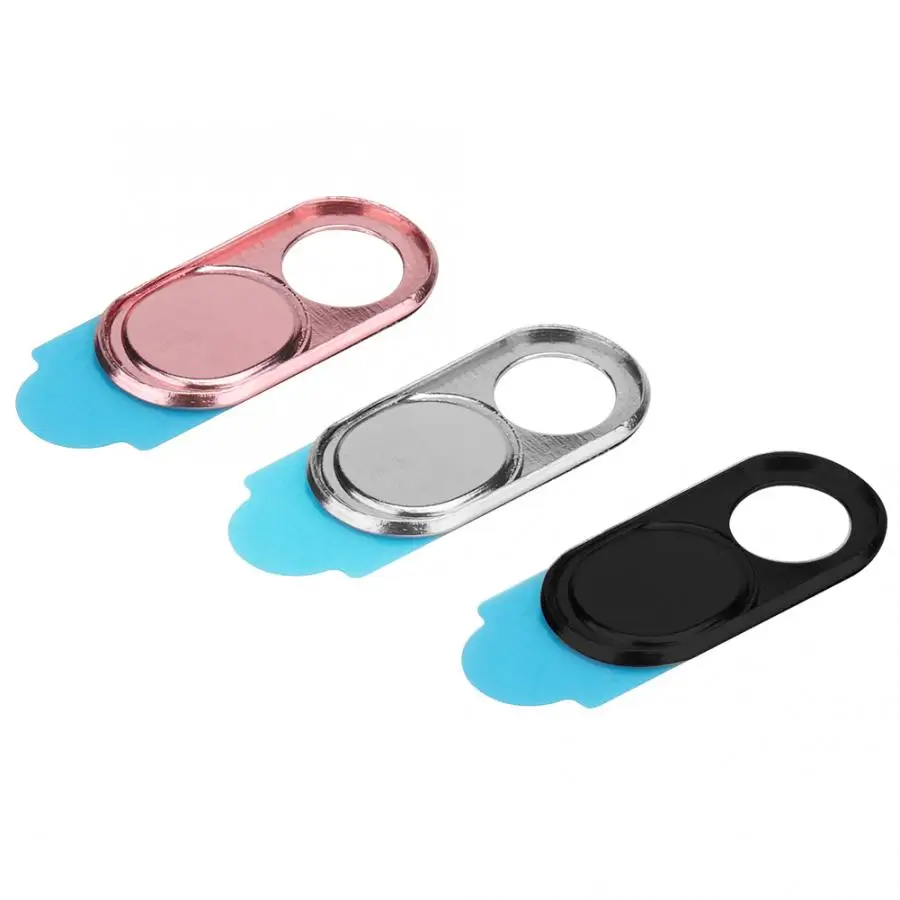 3 шт металлическая крышка для объектива защита конфиденциальности стикер чехол для веб-камеры для смартфонов планшеты крышка камеры - Цвет: mixed color