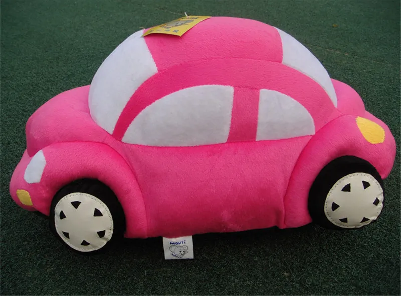 Милые детские машинки 35 см, мягкие плюшевые игрушки, детские игрушки для мальчиков, Kawaii, подушка в форме машины, подарки на день рождения