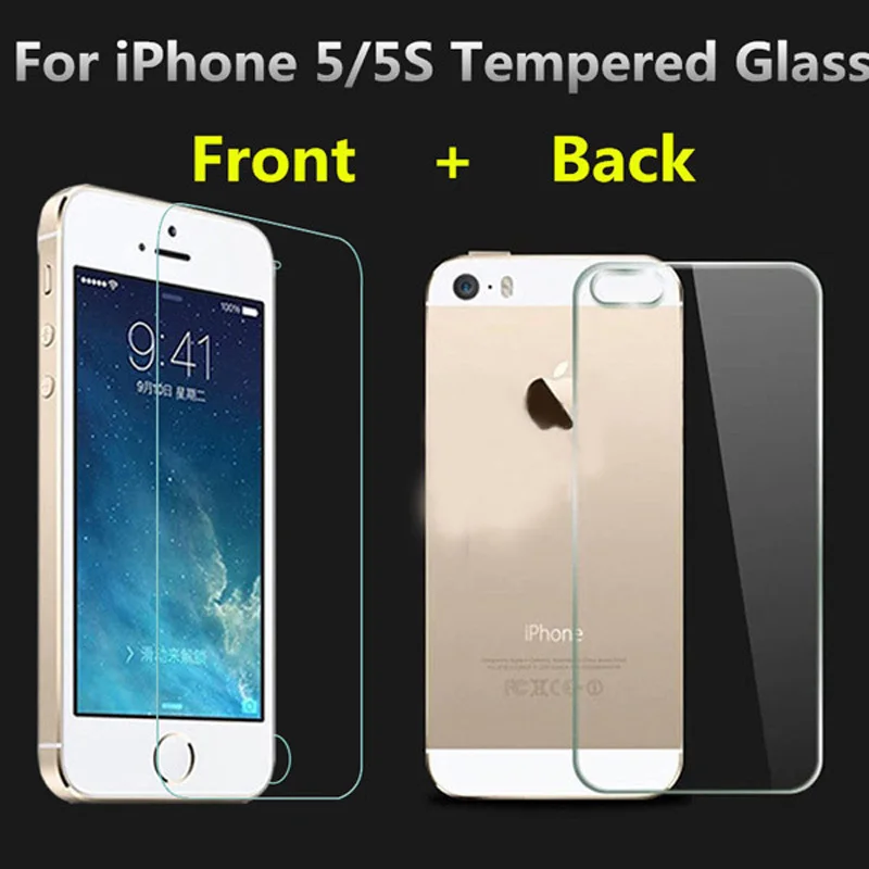Front+Back Premium Tempered Glass Screen Protector for