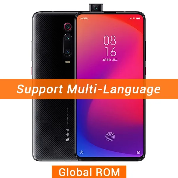 Смартфон Xiaomi Redmi K20 Pro с глобальной ПЗУ, 8 ГБ, 256 ГБ, Восьмиядерный процессор Snapdragon 855, задняя камера 48 МП, 4000 мАч, распознавание экрана - Цвет: Global ROM Black