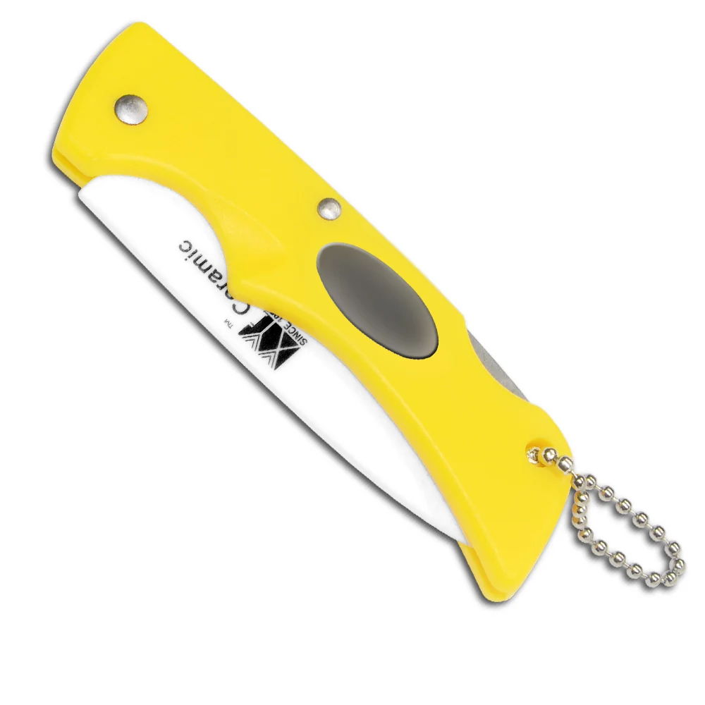 XYJ Brand Utility Knife Folding Ceramic Knife Sharp Blade Small Kitchen