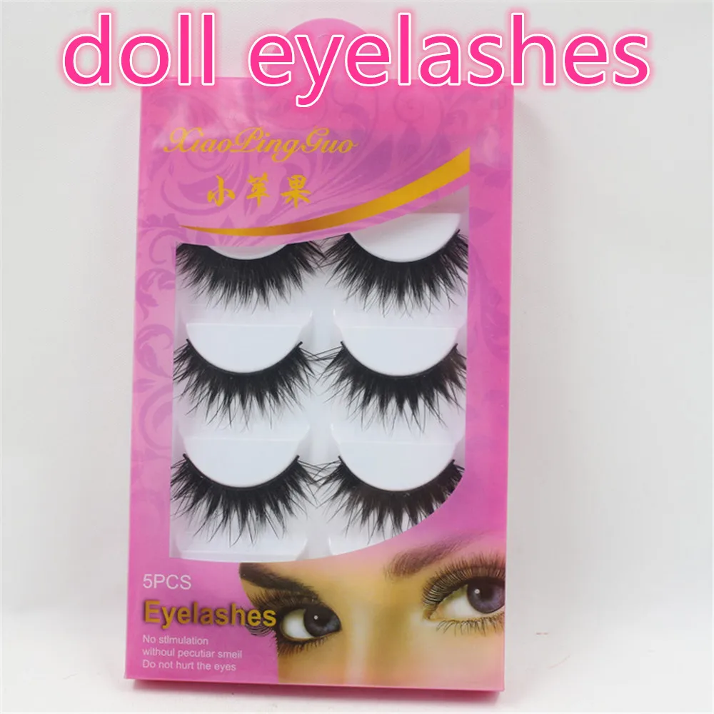 doll eyelashes suitable for blyth icy middie blyth doll,A box of 5 pairs, there are two different choose