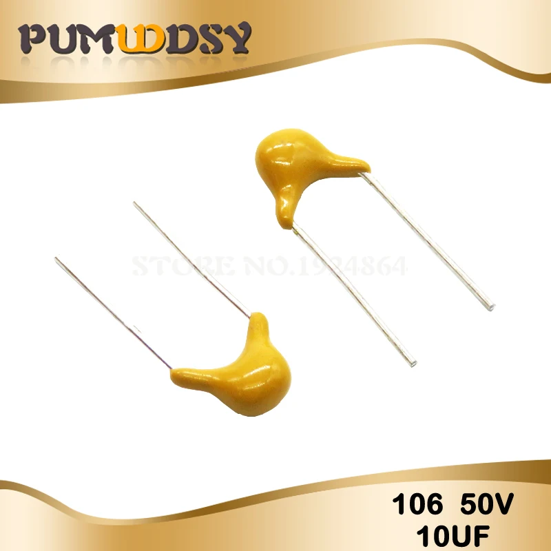 

100PCS 10UF 20% 5.08MM 106 50V MLCC multilayer monolithic ceramic capacitor 0805