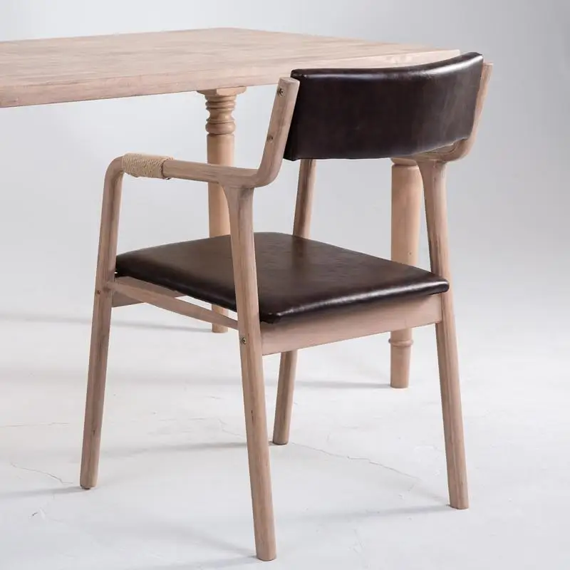 Твердый деревянный изогнутый деревянный грецкий орех Ретро обеденный стул Европейский простой домашний обеденный стул журнальный стул, стол старый стул - Цвет: Style 4