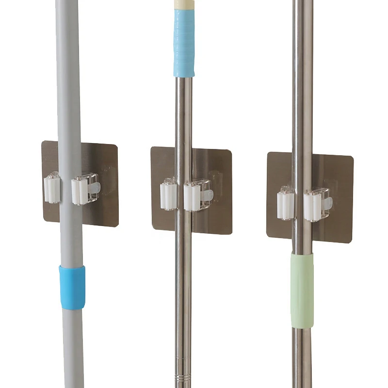 Multifunction Traceless Broom Mop Holder Bathroom Kitchen Non slip