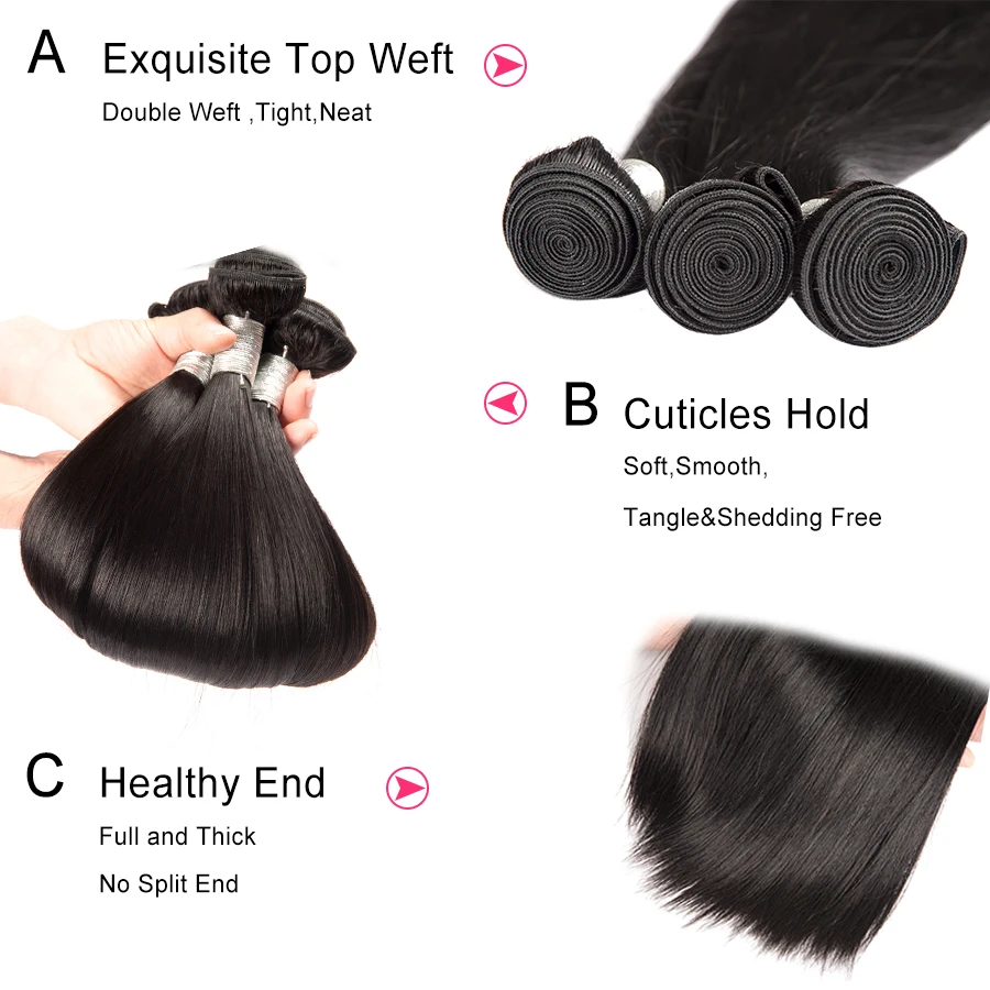 Indian Straight Hair Bundles 3 Bundles With Closure Human Hair Bundles With Closure Alipop 4\ Indian Straight Hair Bundles 3 Bundles With Closure Human Hair Bundles With Closure Alipop 4\