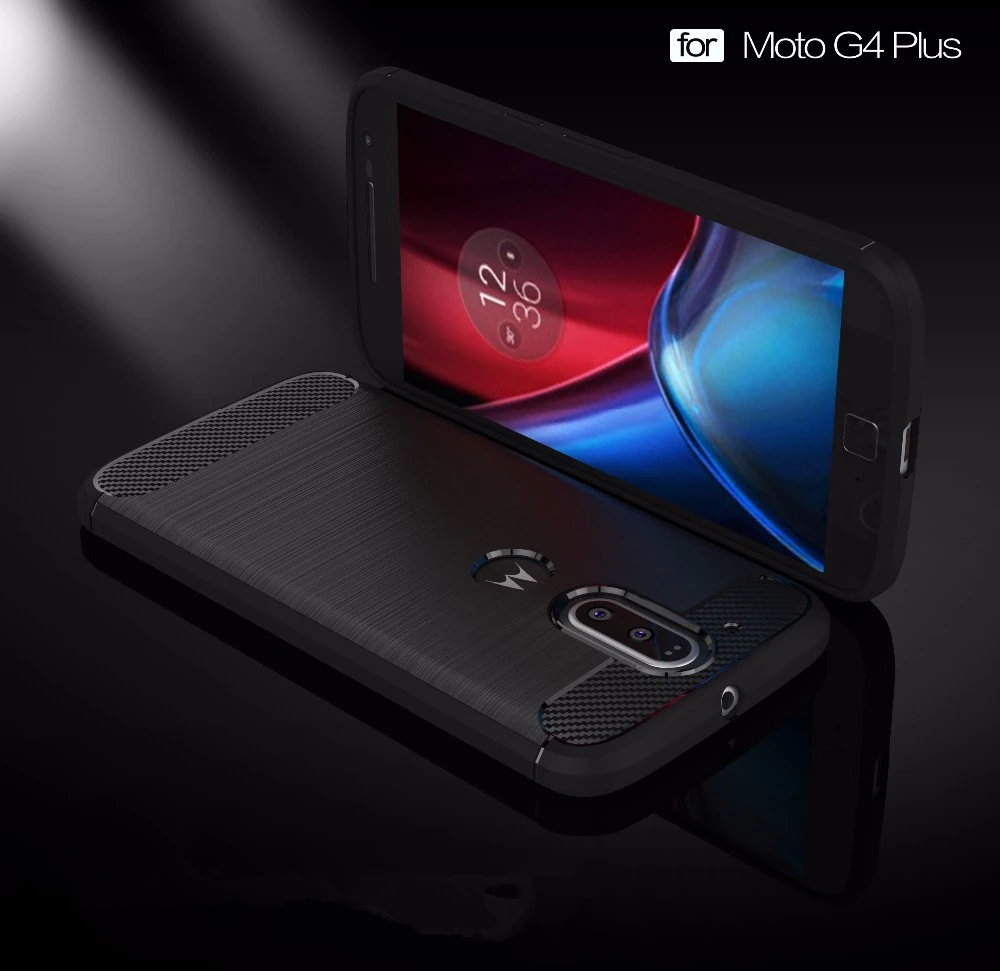 ViGopower Brushed Silicone TPU Case For Motorola Moto G4 Plus G 4th Gen Cover Coque Fundas telefone G4plus Cases |