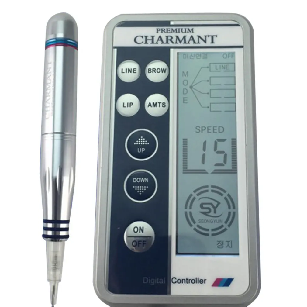 Корейская профессиональная машинка для татуажа бровей Charmant ручка MTS