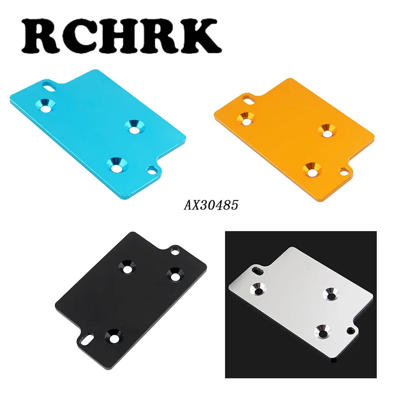 RC car AX30485 Aluminum Alloy Servo Plate For AXIAL SCX10 1/10 Scale Models RC Cars Rock Crawler Jeep Wrangler AX30485