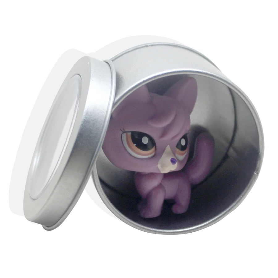 #1536 маленький питомец фиолетовый волк щенок собака лиса животное игрушка|littlest