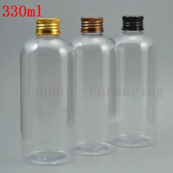 

330 ml Clear Empty Plastic Bottles For Toner, Shampoo, Bath Dew of The Container Refillable Bottles Cosmetics Packaging