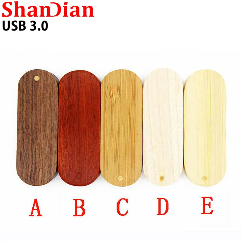 

SHANDIAN USB 3.0 wooden portable Wood USB Flash Drive pendrive 4GB 16G 32GB 64GB U dick wedding gift LOGO customize gift