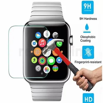 

Ultra Clear Premium Real Tempered Glass Film Screen Protector Protective Cover For Apple Watch 38mm 42mm