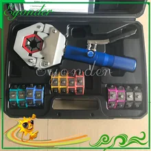 Crimper hidráulica Auto Maintaince RMT-S0106 Manual A/C AC Ar Condicionado Mangueira Hidra-krimp Crimper Ferramenta de Compressão de Mão máquina