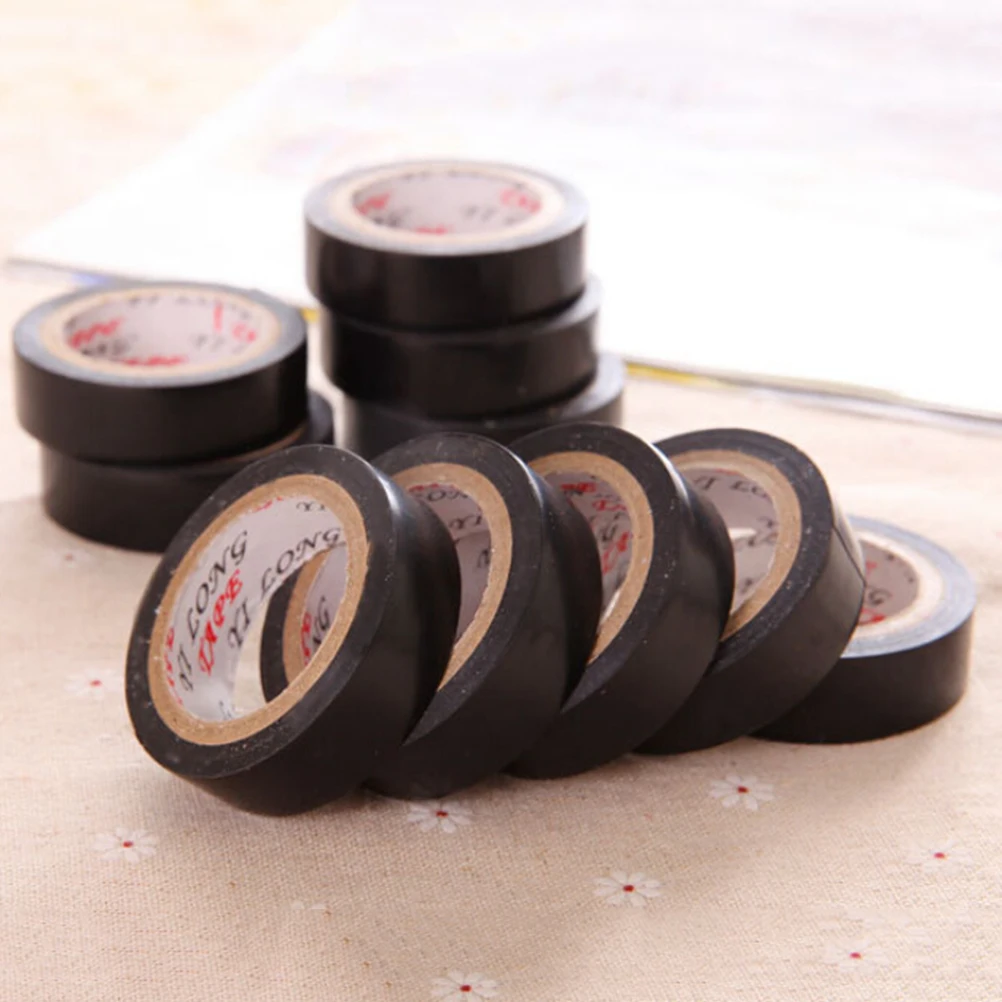 

1 Roll PVC Electrical Tape Flame Retardent Insulation Adhesive Tape Electrical Insulation Tape DIY Electrical Tools 10 M*15 mm