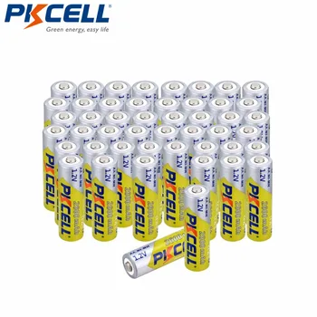 

48Pcs PKCELL AA Battery 1.2V Ni-MH AA 2600mAh Rechargeable Batteries Bateria Baterias